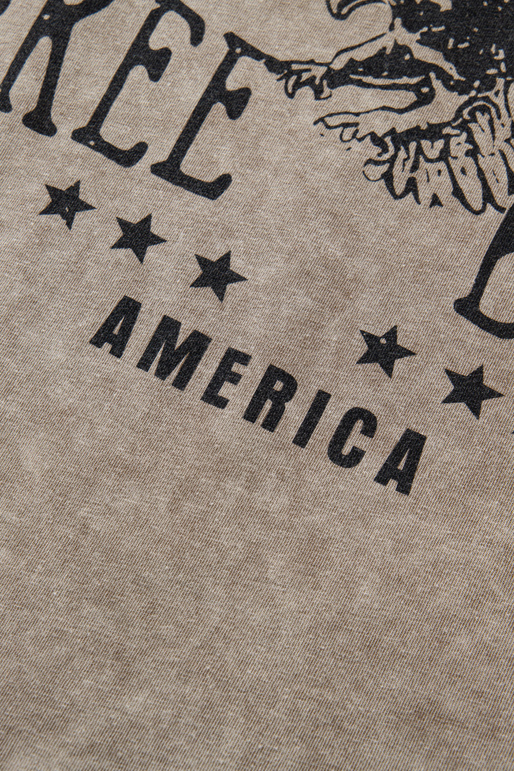Parchment Mineral Washed Letter Graphic Top